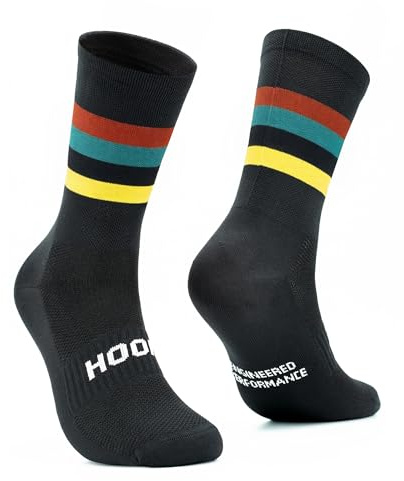 HOOF - Laufsocken Herren & Damen – Ultralight, Gepolstert & Blasenfrei – Atmungsaktive Sportsocken für Marathon, Triathlon & Wettkampf - Elite Pro
