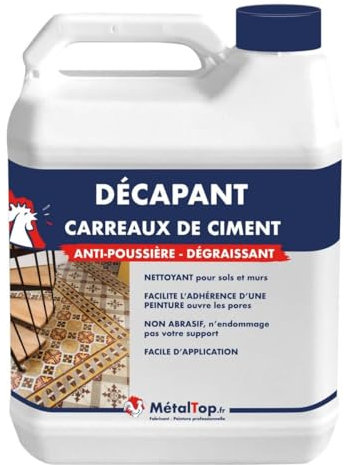 Metaltop - Decapant Carreaux De Ciment - Incolore - RAL Incolore - Pot 5 L