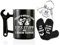 Charfia Gifts for Men, Birthday Gifts for Men, Mug, Socks and Keychain Set Gift, Fathers Day Presents, Idea Presents for Birthday, Valentines Anniversary Fathers Day, Mechanic Mens Gift (Black)