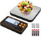 3T6B Küchenwaage Digital, 1g/15kg Grammwaage, Aufgeteiltes Wireless Küchenwaage mit Zählfunktion und Tara Funktion, 7 Maßeinheiten, LCD, Wasserdichte 304 Edelstahl für Kochen, Backen, Inkl Batterien