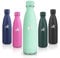 Motswedi Botella Termica, 500ml sin BPA, Botella Agua Acero Inoxidable, a Prueba de Fugas de Doble Pared, Botella Agua Niños, Mantiene Calor&Frío, Botella para Niños, Deporte, Gimnasio, Verde Azulado