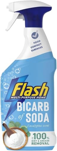 Fab Int Products Bicarbonate of Soda Cleaning Spray - 800ml - Eucalyptus Scent with Vegan Friendly Plant Based Ingredients - Multipurpose Cleaning Spray