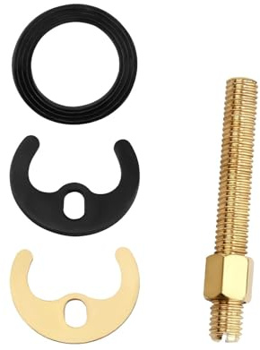 4Pcs Monobloc Tap Fixing Kit, 1 Hole Bracket Bolt, Mono Basin Tap Mounting Set, Basin and Sink Taps Clamp Bracket Replacement for Bathroom Basins Kitchen Sink Mixer