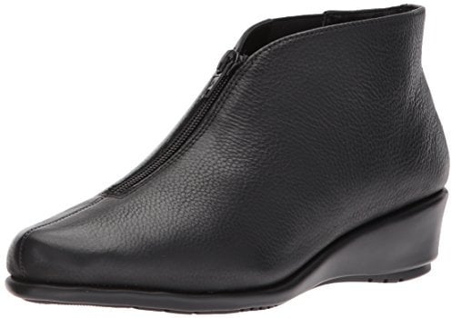 Aerosoles Damen Allowance Stiefelette, Schwarz Leder, 41.5 EU