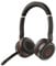 Jabra Evolve 75 UC Wireless Stereo On-Ear Headset – Unified Communications Optimised Headphones With Long-Lasting Battery – USB Bluetooth Adapter – Black