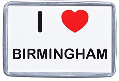 I Love Birmingham - Small Plastic Fridge Magnet