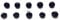 celloexpress Pack of 5 Pairs - 12mm Black Glass Dome Eyes with Metal Loops - Eyes for Soft Toys or Teddy Bears