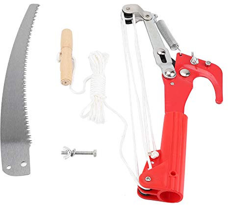 Fdit Tijeras de Podar Telescópicas para Podar Árboles de Jardín a Gran Altura 4 Rondas de Podadoras de Altura