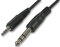 Pro Signal PSG03421 Câble jack stéréo 3,5 mm vers 6,35 mm Noir 250 mm