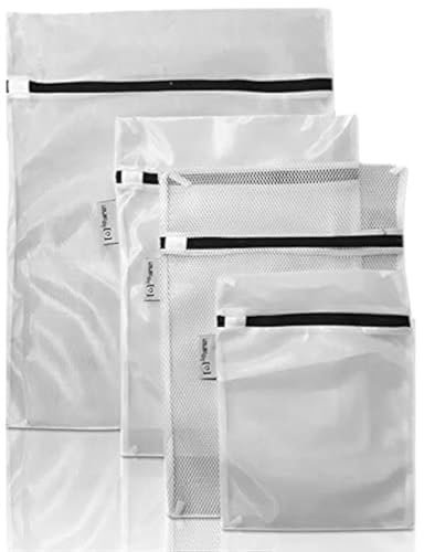 Sacs à linge • Filets à linge pour machine à laver et sèche-linge • Sacs pour la lessive pour voyager • 5 pièces de différentes tailles