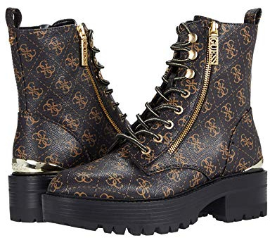 GUESS Damen Fearne Stiefelette, Braun, 38.5 EU