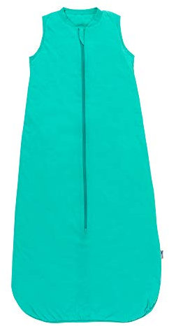 schlummersack Kinder Schlafsack Baby Sommer 130 cm dünn Türkis | Sommerschlafsack Baby 1.0 Tog 1 Tog Baby Schlafsack Sommer | Schlafsack Baby Sommer Frühling