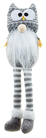 TianWlio Zwerg Plusch Deko Puppe Deko Cartoon Eule Ornamente Puppe Puppe Ornament gesichtsloses Tuch Weihnachtspuppe Kunst Wohnkultur Handgemachte Wi-chtel Schwedischen Puppen (C, One Size)