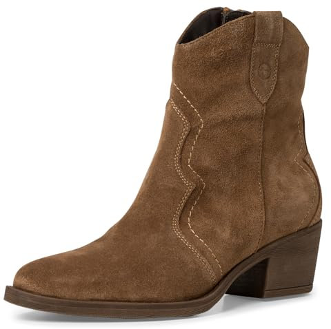 Tamaris Damenschuhe Stiefel Reißverschluss Braun Freizeit, Schuhgröße:38 EU