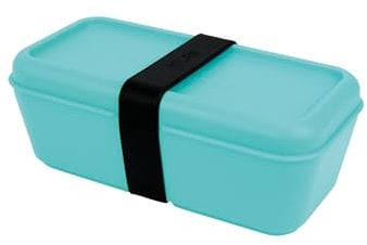 MILAN® Recipiente para alimentos rectangular 0.75l turquesa, serie SUNSET
