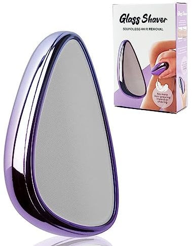 Sugeru 3rd-Neue Haarentfernung,Schmerzloser Epilierer damen | crystal haarentferner | Ergonomisches Design | Seidig Glatt Bein Arm Rücken Haarentfernung Werkzeug für Frauen Herren (Lila)