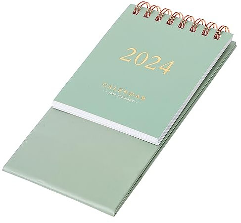 MAGICLULU 2024 Mini-tischkalender Täglicher Tischkalender Dekorativer Kalender Tischkalender Für Das Neue Jahr Countdown-tischkalender Memo-kalender Umblättern Büro Papier Kleiner Kalender
