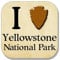 WildeBabsKLBT 11cm Hochwertiger Auto-Aufkleber Sticker Decal Autoaufkleber Aufkleber-Folie Wetterfest I Love Yellowstone National Park Arrowhead F1450