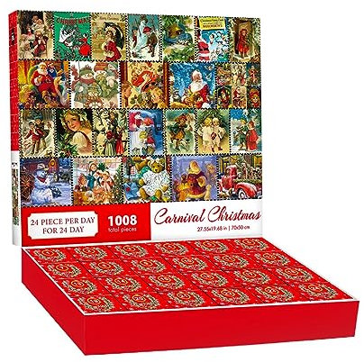 Eastuy 2023 Jigsaw Puzzle, Jigsaw Puzzles For Kids And Adults, 24 Boxes - 1008 Pieces Puzzles Countdown To, For Teenage Girls Boys