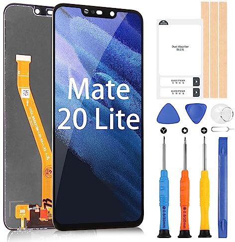 Pantalla LCD para Huawei Mate 20 Lite SNE-AL00 SNE-LX1 SNE-LX2 SNE-LX3 Reemplazo de pantalla para Huawei Mate 20Lite LCD Display Touch Screen Asamblea con kit de reparación (negro)