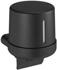 COSMIC Architect Distributeur de Savon Mural au Design Élégant Fabriqué en Métal. Montage par Visserie. Distributeur Rechargeable pour Salle de Bain et Cuisine de 400 ML de Couleur Noir Mat