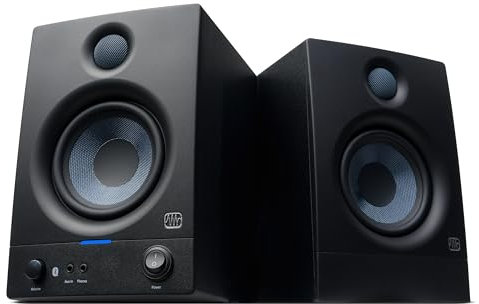 PreSonus Eris 2.1 Bluetooth Speaker System with Subwoofer — Eris 4.5BT Studio Monitor Pair & Eris Sub 8BT for Near Field Music Production, Desktop Computer, Hi-Fi Home Audio