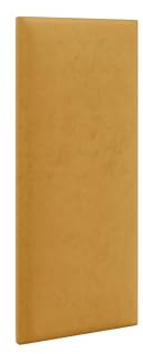 LIKMA Wandkissen Stoff Polsterpaneel Senf 60x30 cm Gepolstert Wandkissen Bett Polsterpaneel Wandpolster Wandschutz Polstert Paneel Lendekissen Modernes Kopfteil Kopfenden Stoff: Riviera 41
