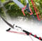 Podadora telescópica Profesional para árboles, Juego de Cortador de podadora Manual, Sistema Ajustable de Altura Extensible, Sierra telescópica para podar y Recortar Ramas y Hojas de 18 pies