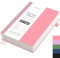 EMSHOI B5 Notizbuch, Collegeblock B5 Liniert, Notizblock 300 Seiten /150 Blatt Zum Schreiben, 100 GSM Papier, PVC Hardcover, für Arbeit Büro Schule 19 x 25 cm - Rosa