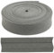 AERZETIX - C77283 - Band, gefaltetes Schrägband, Zierstreifen 9 Meter x 18 mm - aus baumwolle - farbe grau
