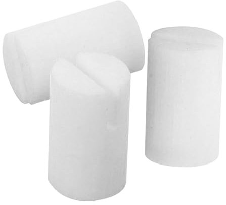 TOPPERFUN 3pcs Banjo Bone Nut for String Banjo Enhanced Tone Quality Replacement Nuts Mandolin for Daily Use and Repairs