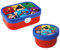 Mepal | Kinder Obst- und Bento Box | Campus meets Fruits | Spülmaschinenfest & BPA-frei | 300 & 750 ml | Mit Fächern, Gabel & Clip-Verschluss | Perfekt für Snacks & Mahlzeiten | Avengers