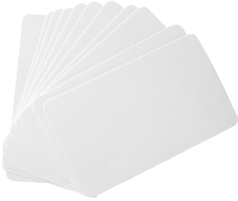 Pack of 12 5x3 Dry Wipe Whiteboards - Presentation Card Size