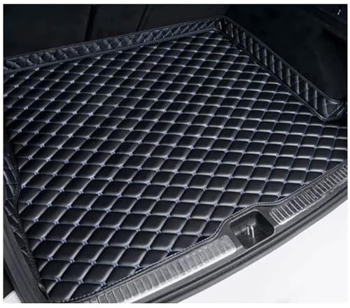 Toets Coche Alfombrillas Maletero para Dacia Duster 2013-2017, Cuero Funda Maletero Protector Antideslizante Bandeja Forro Maleteros Alfombra Accesorios,C/Blackblue
