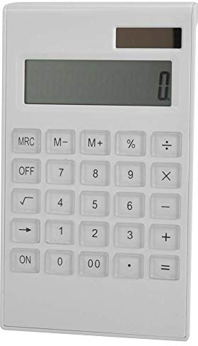 Fafeicy Student Scientific Desktop, Calculator, Desktop Calculator Rose Gold Calculatrice Solar And Battery Dual Powered White With Crystal Button