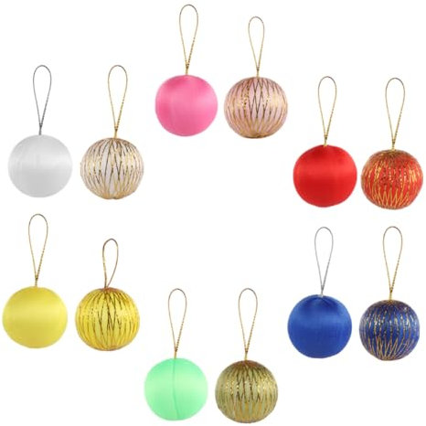 VICASKY 48stücke Teiliges Bunte Christbaumkugeln Aus Leichtem Material Bruchsichere Weihnachtsbaumschmuck Für Festliche Dekorationen Geeignet Für Weihnachtsbäume Und Türdekorationen