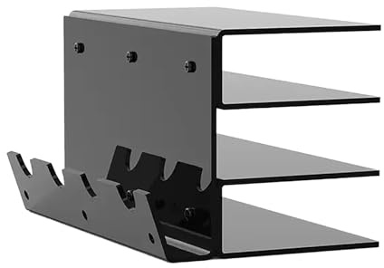 BUBEFSKD Platz Sparen Tastaturständer Mausspeicher Rack Tastaturen Und Zubehör Verbessern Die Look Acrylmaterial Tastatur Mausspeicherlösung Ihres Schreibtischs