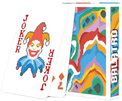 CFEWV Balatro Joker Spielkarten, 1X54 Blatt, Partyspiele, Geschenkegeburtstagsgeschenk, Halloween-Geschenk,Gwent Kartenspiel