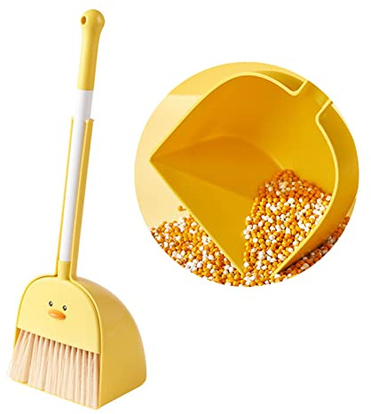OEBUAFI Kit de Mini Escoba y Recogedor para Niños, Herramienta de Limpieza para Actividades de Barrido del bebé