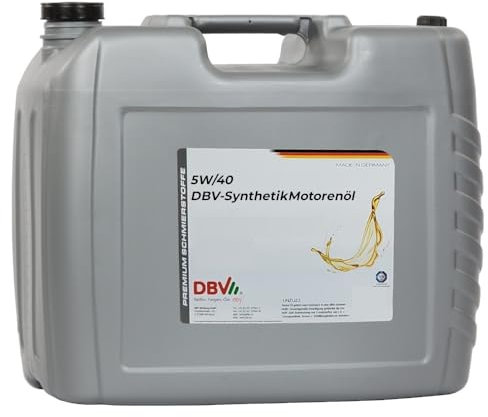 5W/40 DBV-Synthetik-Motorenöl neuester Generation 20-Liter-Kanister