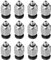Othmro - Raccordi diritti pneumatici a innesto rapido PC4-M5, 4 mm, 5 mm, in plastica, rame, 12 pezzi