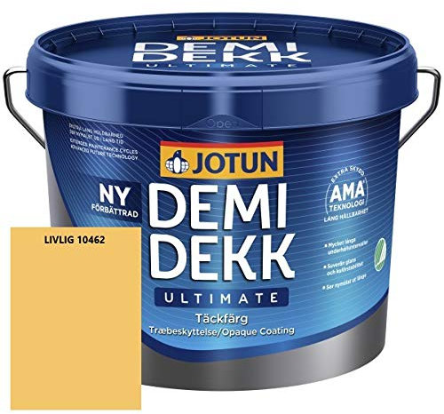 JOTUN Demidekk ULTIMATE - Vernice per legno, protezione dalle intemperie, qualità premium, 10 litri, LIVLIG 10462