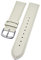 Uhrenarmband supersoft breit Kalbleder Farbe und Stegbreite wählbar (Creme, 18mm - L)