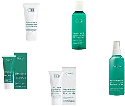 Auto-schmuck ® Ziaja Kosmetik Sets, Gesichtscreme, Tagescreme, Nachtcreme, Augencreme, Gesichtswaschgel, Handcreme, Körperbutter, Körpermilch, Körperbalsam, (Manuka Gesicht Set)