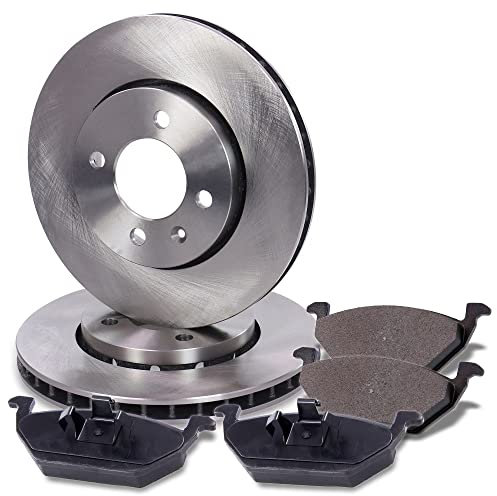 ATEC Germany Bremsenset Vorderachse inkl. Bremsscheiben Ø 256 mm Belüftet + Bremsbeläge Vorne Kompatibel mit SEAT Mii (KF1, KE1), SKODA CITIGO (NF1), VW LOAD UP, UP!