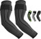 Ellenbogenbandage Kompression für Damen Herren Atmungsaktive Ellenbogen Bandagen 2 Stück Rutschfeste Ellenbogenstütze für Tennisarm, Golferarm, Sport, Arthritis, Sehnenentzündung (Schwarz, XL)