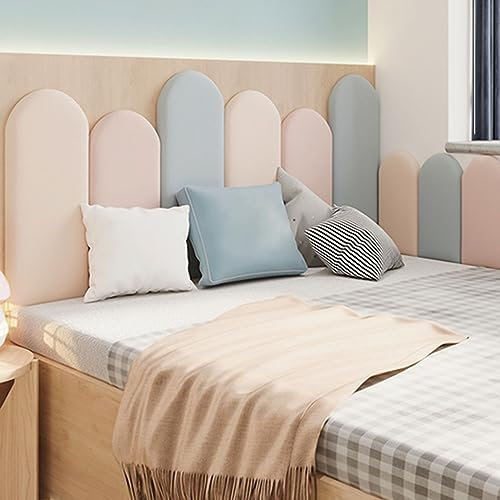 3D Wandpaneele Wandverkleidung Selbstklebend, PU Wasserdicht Wandpolster Kinderzimmer, Wandpaneele Gepolstert, Wandkissen Zum Aufhängen für Kopfteil Bett 120 150 180cm Ndkissen Kinderzimmer ( Farbe :
