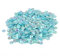 2400 Stück Durchmesser 6mm Pailletten,Lose Pailletten Sequin mit Loch,Pailletten zum Basteln,für Nähen DIY Basteln Kunsthandwerk Nagelkunst Schmuckherstellung Kleidungsdekoration,Blauer See