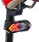 NUBOOX Luz Bicicleta Trasera | Control Remoto | 5 Modos | Intermitentes | Potente LED Alto Brillo | Batería Recargable USB 900 mAh | Impermeable | Luz Bicicleta Trasera Ciclismo Carretera y Montaña