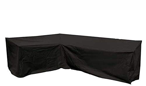 Outdoor Waterproof Oxford Fabric Corner Sofa Cover with Black 210D Cord/Eyelets/Rope/Zipper Closure